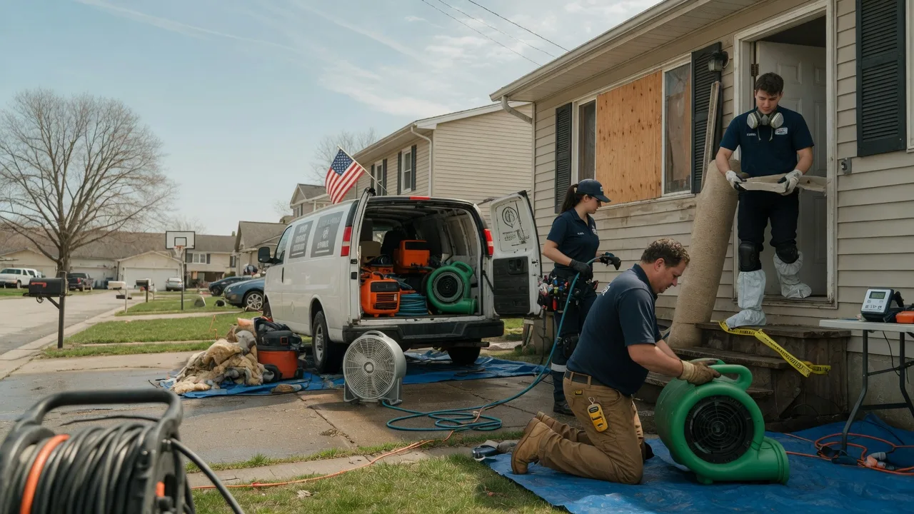 Water Damage Restoration in Fairwater, WI near me